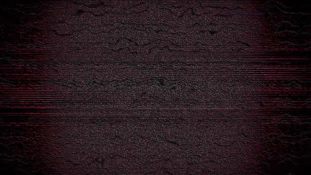 Digital Red Screen Lines Dark RGB Screen No Signal Abstract Background