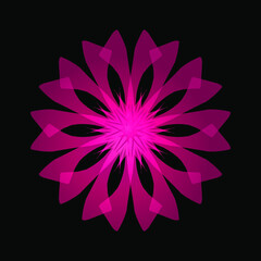 Fototapeta premium Simple Mandala Shapes for Coloring. Vector Mandala. Flower. Flower. Oriental. Book Pages. Outline. Mandala backgrounds for your website design, application, UI. Vector icon illustration, EPS10.