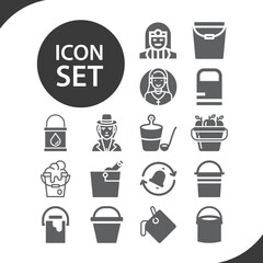 Simple set of als related filled icons.