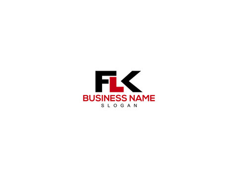 FLK Letter Design For New Business