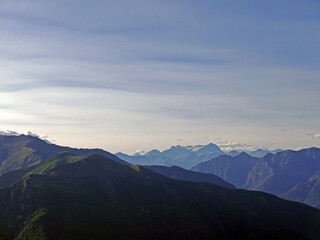 Fototapeta na wymiar Scenic View Of Mountains Against Sky