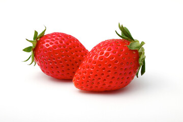 
Strawberry. Fresh organic berry macro. Fruit background