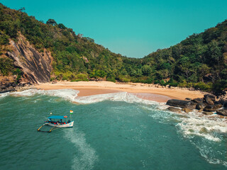india goa drone view butterfly beach © Игорь Кузнецов