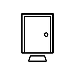 Door Icon Design Vector Template Illustration