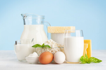 Various dairy products