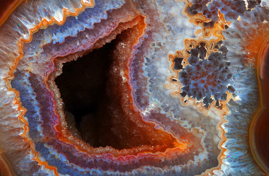 abstract natural pattern. stone agate texture background. natural stone ornament close up