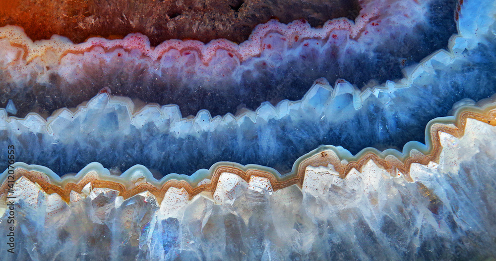 Poster abstract natural pattern. stone agate texture background. natural stone ornament close up