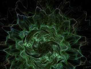 Imaginatory fractal background Image