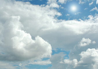 Cloudy sky background