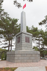 Monument to the soldiers of the 51st Army in the memorial complex Sapun Gora in the hero city of...