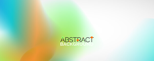 Fluid color gradient abstract background, trendy colorful wallpaper. Vector illustration for placards, brochures, posters, banners and covers