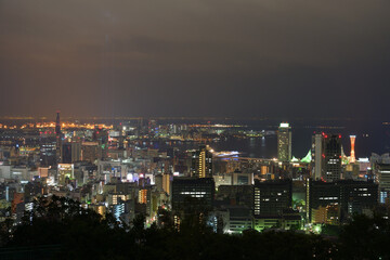 Fototapeta na wymiar 神戸夜景　ビーナスブリッジ 