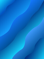 abstract blue wavy background with gradient
