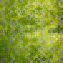 geometric pattern on green background