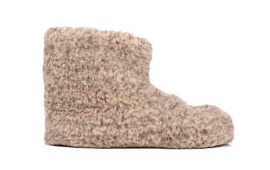 Warm woolen indoor slippers