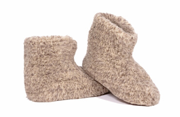 Warm woolen indoor slippers
