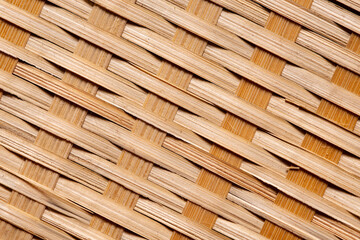 竹ザル　編み込み