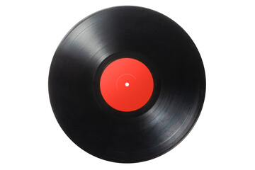 Fototapeta premium アナログ盤のレコード(赤）