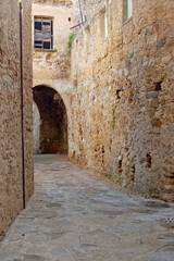 Medieval road, Santa Maria de Castellebate, Italy