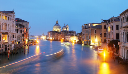 Grand Canal at night, Venice