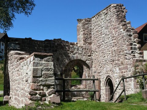 Klosterruine In Kniebis / Schwarzwald