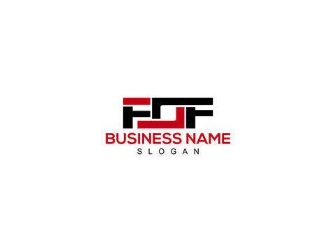 Letter FOF Logo Design For All Kind Of Use