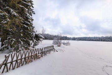 Preserved natural area Kladska near small west bohemian spa town Marianske Lazne (Marienbad) - Czech Republic