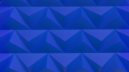 Obraz premium 3d render geometric blue background