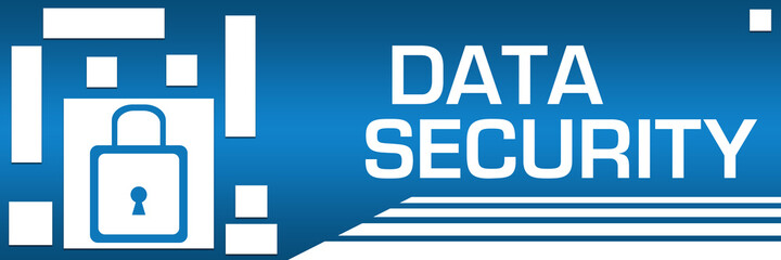 Data Security Blue Squares White Left 