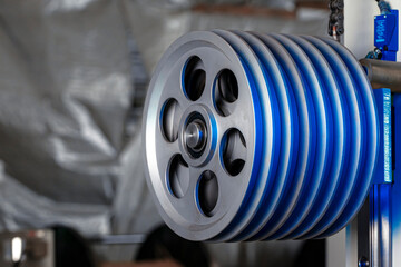 Metal production equipment at the cable plant