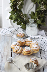 Easter cookies on the table