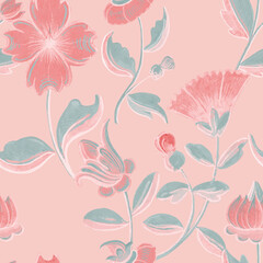 Floral pattern background vector