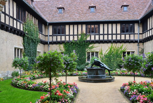 Schloss Cecilienhof im Park Neuer Garten im Herbst, Potsdam, Brandenburg