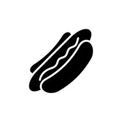 Hot Dog Icon Design Vector Template Illustration