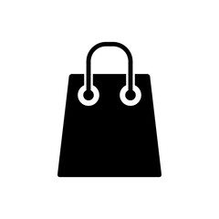 Sopping Bag Flat Icon Design Vector Template Illustration