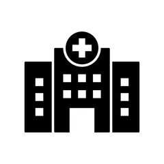 Obraz premium Hospital Icon Design Vector Illustration Template