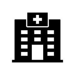 Obraz premium Hospital Icon Design Vector Illustration Template