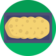 Asian food Color vector icon