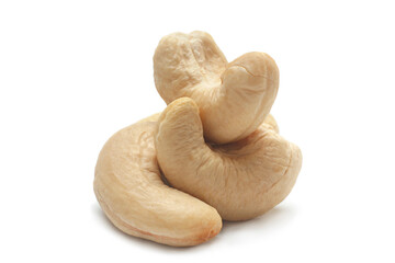 Cashew nut  on white