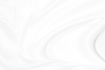 beauty fashion abstract. textile soft fabric white smooth curve matrix shape decorate background