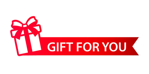 Gift tag vector design. Eps 10 vector illustration.