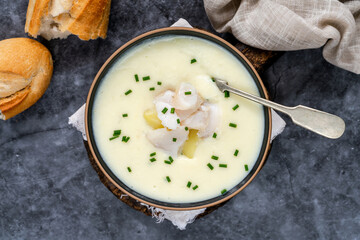 Cullen skink soup