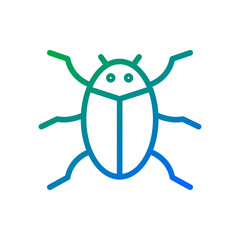 Bug virus icon