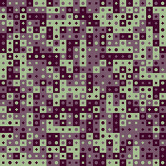 Abstract Geometric Pattern generative computational art illustration