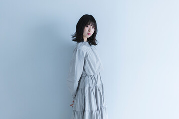 リラックスした女性