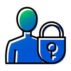 Account privacy icon