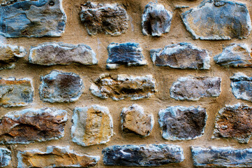 Ancient Stone Wall Background