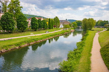 Fototapeta premium townscape of Bad Kissingen in Bavaria