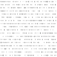 Abstract Matrix Background. Binary Computer Code. Coding. Hacker concept. Vector Background Illustration