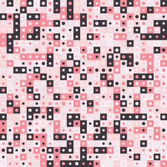 Abstract Geometric Pattern generative computational art illustration
